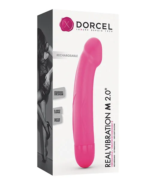 Lovely Planet Dorcel Real Vibration M 86 Rechargeable Pink Vibrators