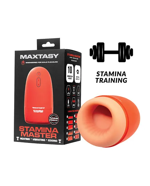 Male Sex Toys Maxtasy Maxtasy Stamina Master Heat up Vibrating Stroker Orange Male Sex Toys Maxtasy Maxtasy Stamina Master Heat up Vibrating Stroker Orange