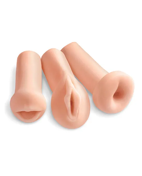 Male Sex Toys Pdx Brands PDX Extreme All 3 Holes Masturbator