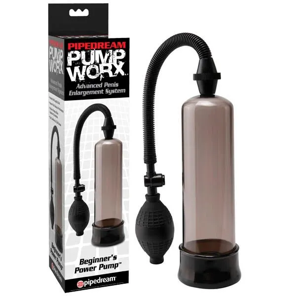 Male Sex Toys Pipedream Pump Worx Beginners Power Pump Smoke Penis Pump