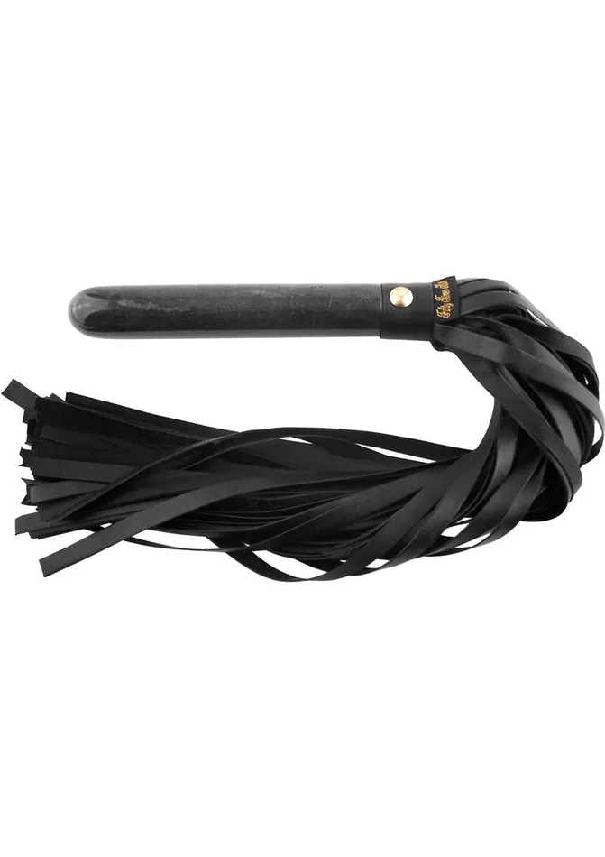 Male Sex Toys Rouge Rouge Fifty Times Hotter Leather Flogger with Marble Handle Male Sex Toys Rouge Rouge Fifty Times Hotter Leather Flogger with Marble Handle
