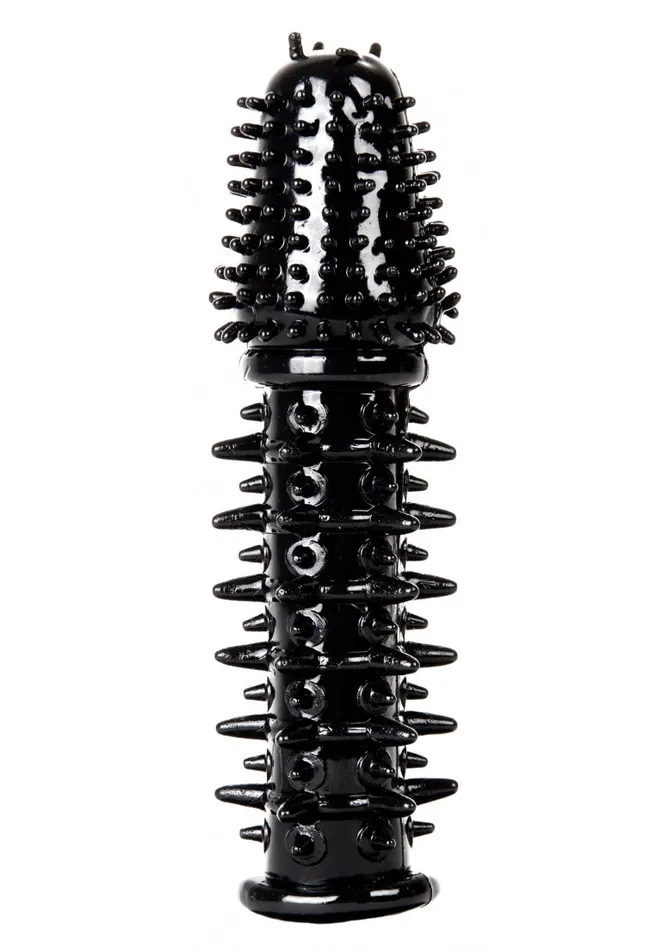 Male Sex Toys Shots Shots Toys Thrilling Silicone Penis Extension Black