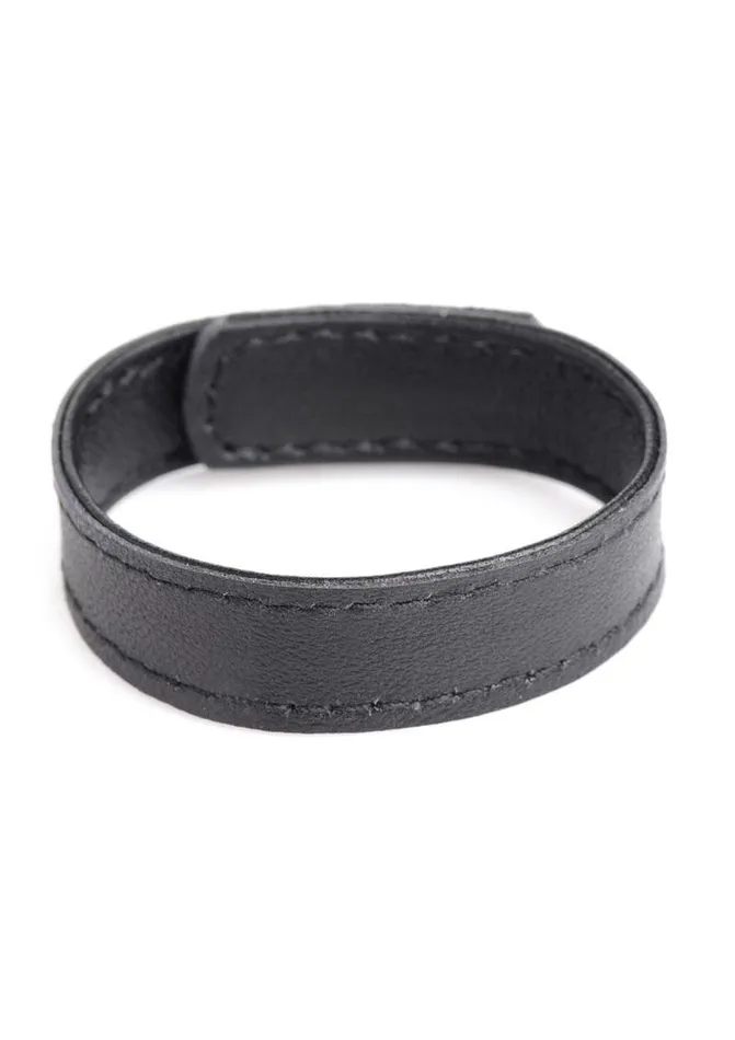 Male Sex Toys Strict Leather Cock Gear Velcro Leather Cock Ring