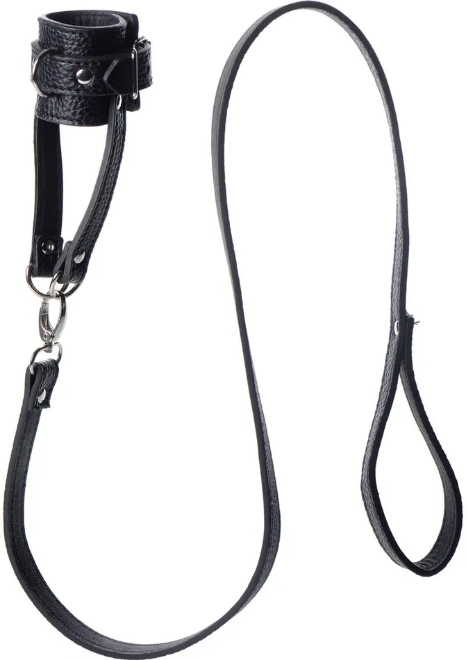 Male Sex Toys STRICT Strict Ball Stretcher with Leash