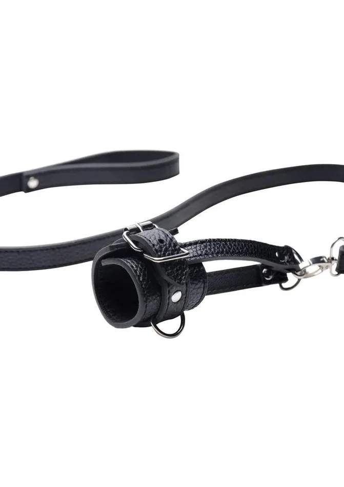Male Sex Toys STRICT Strict Ball Stretcher with Leash