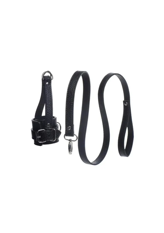 Male Sex Toys STRICT Strict Ball Stretcher with Leash
