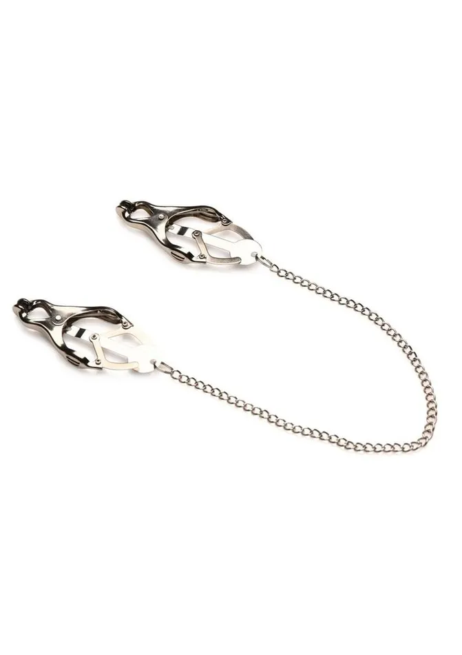 Master Series Primal Spiked Clover Nipple Clamps Master Series Male Sex Toys