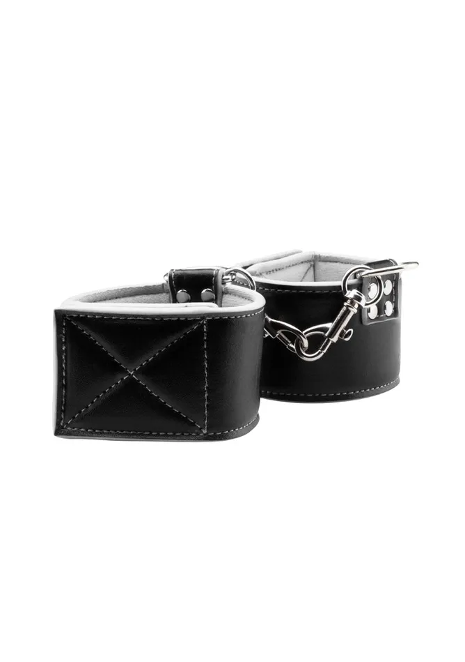 Reversible Wrist Cuffs White Shots Ouch Restraints
