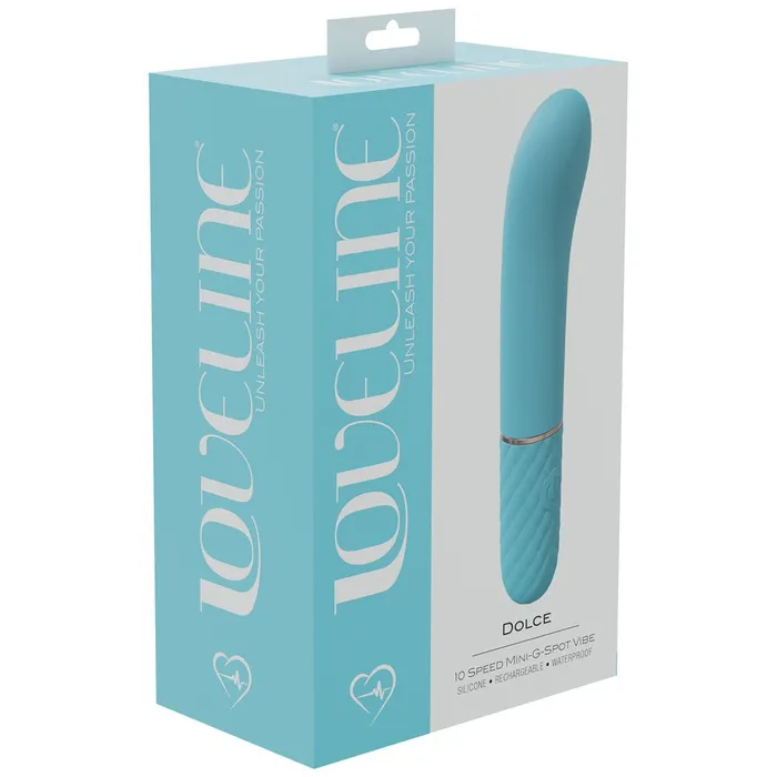 Shots Toys Vibrators LOVELINE Dulce Blue 12 cm USB Rechargeable Vibrator Shots Toys Vibrators LOVELINE Dulce Blue 12 cm USB Rechargeable Vibrator