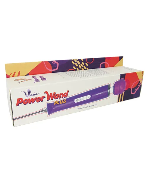Thank Me Now INC Vibrators Voodoo Power Wand Plus 28X Plug In Purple