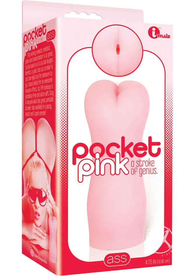 THE 9S Male Sex Toys The 9s Pocket Pink Mini Ass Masturbator