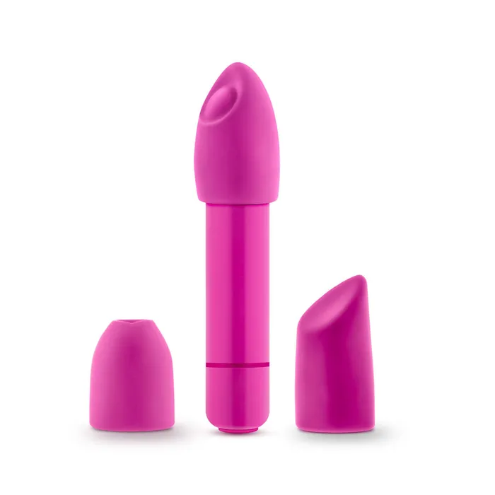 Vibrators Blush Novelties Rose Euphoria Single Speed Bullet With Tips Pink