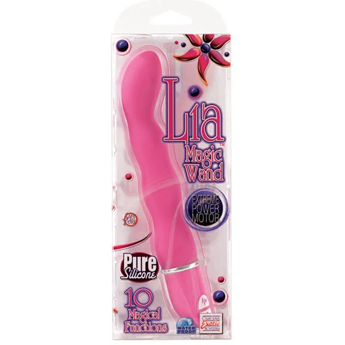 Vibrators California Exotic California Exotic Lia Magic Wand Pink