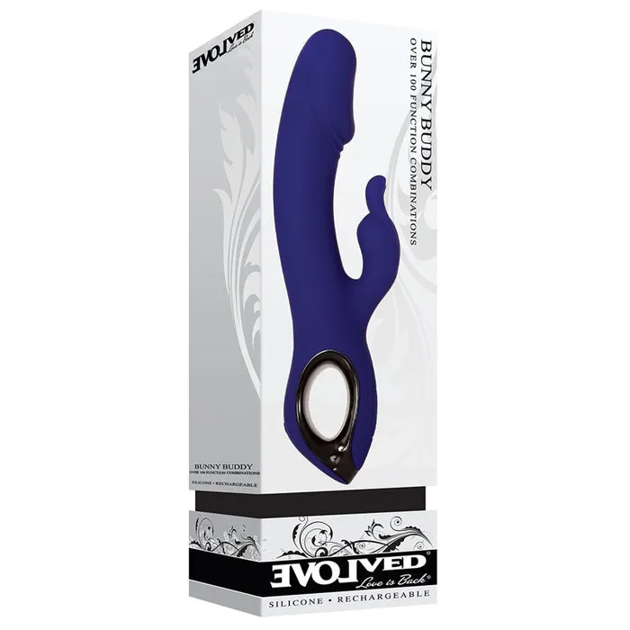 Vibrators Evolved Evolved Bunny Buddy Blue 222 cm USB Rechargeable Rabbit Vibrator Vibrators Evolved Evolved Bunny Buddy Blue 222 cm USB Rechargeable Rabbit Vibrator