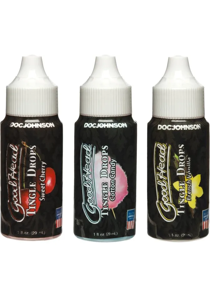 Vibrators GoodHead Goodhead Tingle Drops 1oz Assorted