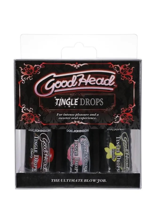 Vibrators GoodHead Goodhead Tingle Drops 1oz Assorted