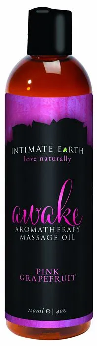 Vibrators Intimate Earth Awake Massage Oil 120 ml Black Pepper Pink Grapefruit Intimate Earth Vibrators Intimate Earth Awake Massage Oil 120 ml Black Pepper Pink Grapefruit Intimate Earth