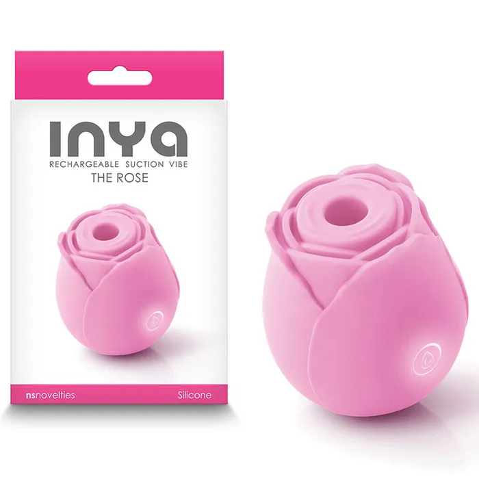 Vibrators INYA The Rose Pink Clitoral Air Pulsation Stimulator NS Novelties Vibrators INYA The Rose Pink Clitoral Air Pulsation Stimulator NS Novelties