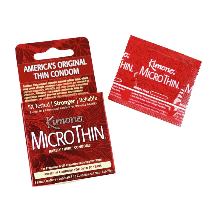 Vibrators MicroThin Latex Condoms Kimono