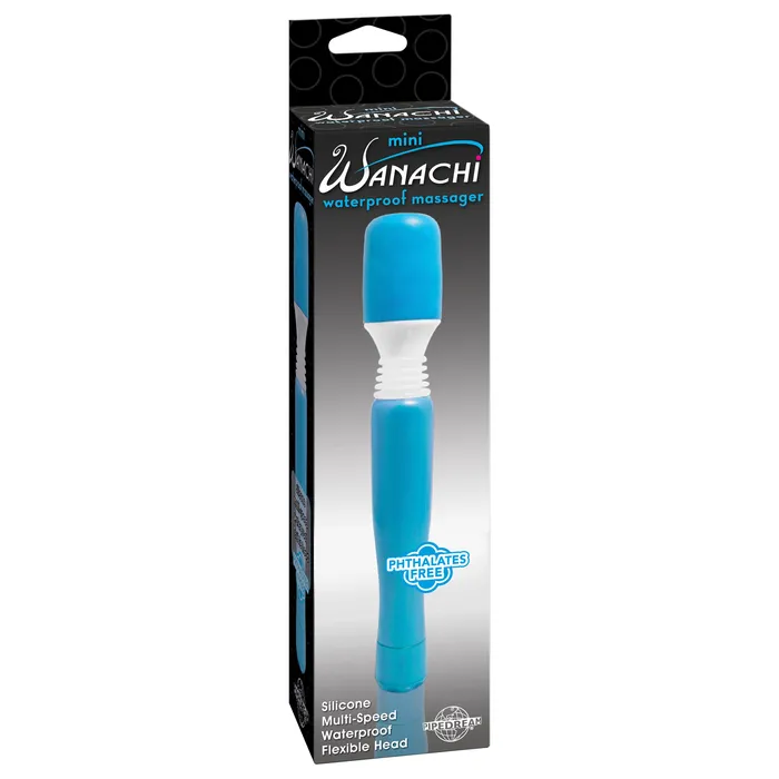 Vibrators PipeDream PipeDream Mini Wanachi Waterproof Massager Blue