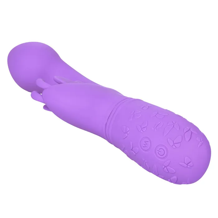 Vibrators Rechargeable Butterfly Kiss Purple California Exotic