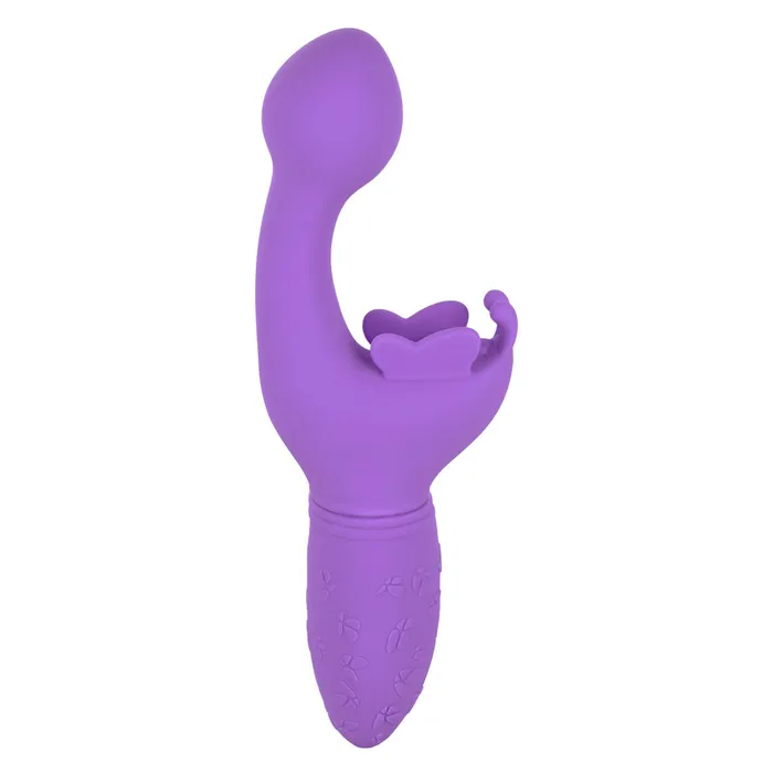 Vibrators Rechargeable Butterfly Kiss Purple California Exotic
