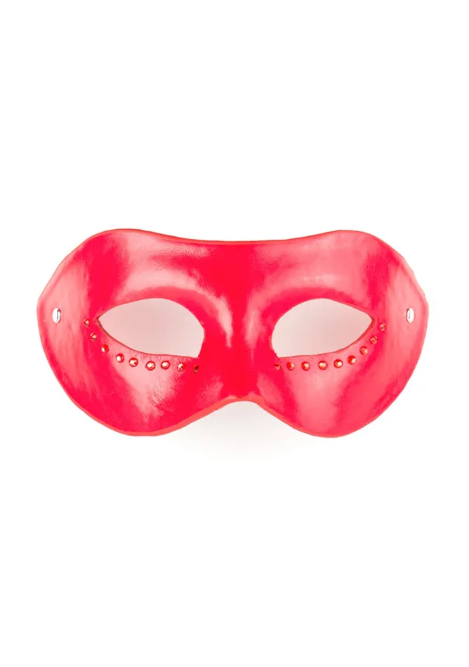 Vibrators Shots Ouch Diamond Mask Red