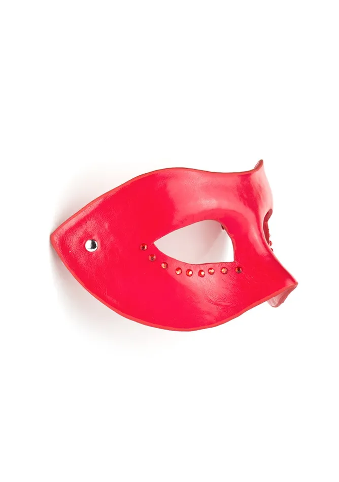 Vibrators Shots Ouch Diamond Mask Red