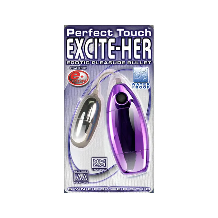 Vibrators Synergy Excite Her Bullet Luster Purple DAVE Inc