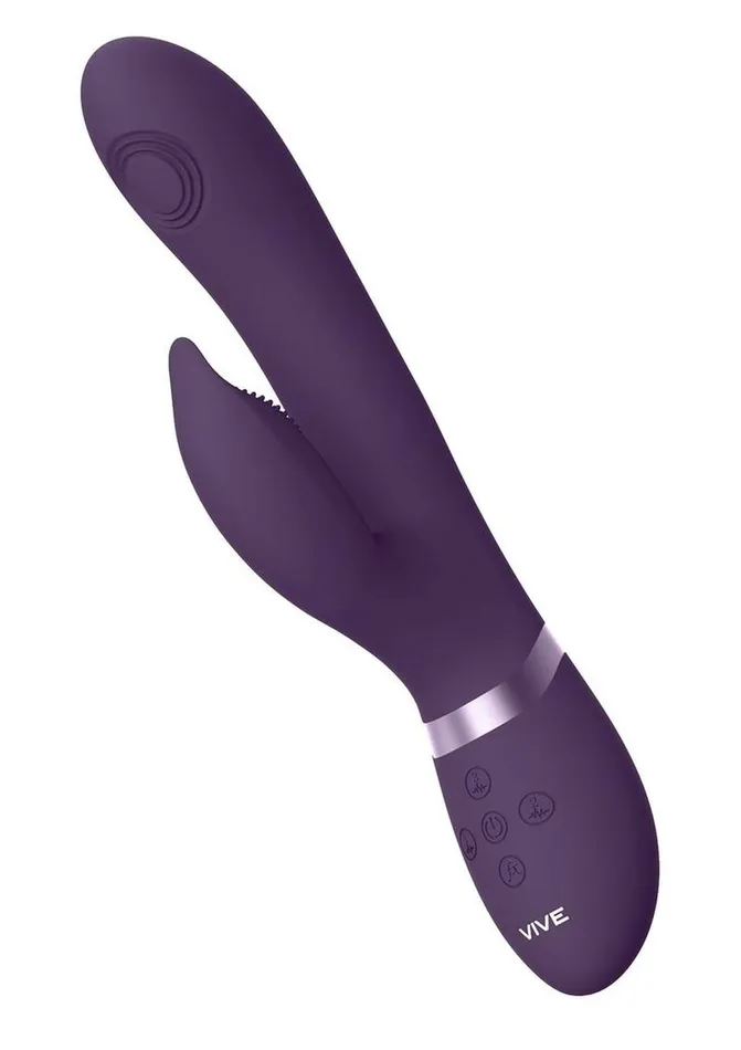 Vive by Shots Vive Aimi Rechargeable Silicone Pulse Wave and Vibrating GSpot Rabbit Vibrators