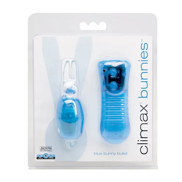 WSM Investments Vibrators Climax Bunny Egg 10 Speed Blue