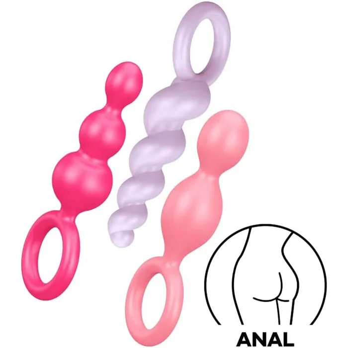 Anal Satisfyer Satisfyer Booty Call Anal Plug Set Multicolour 3 Pieces