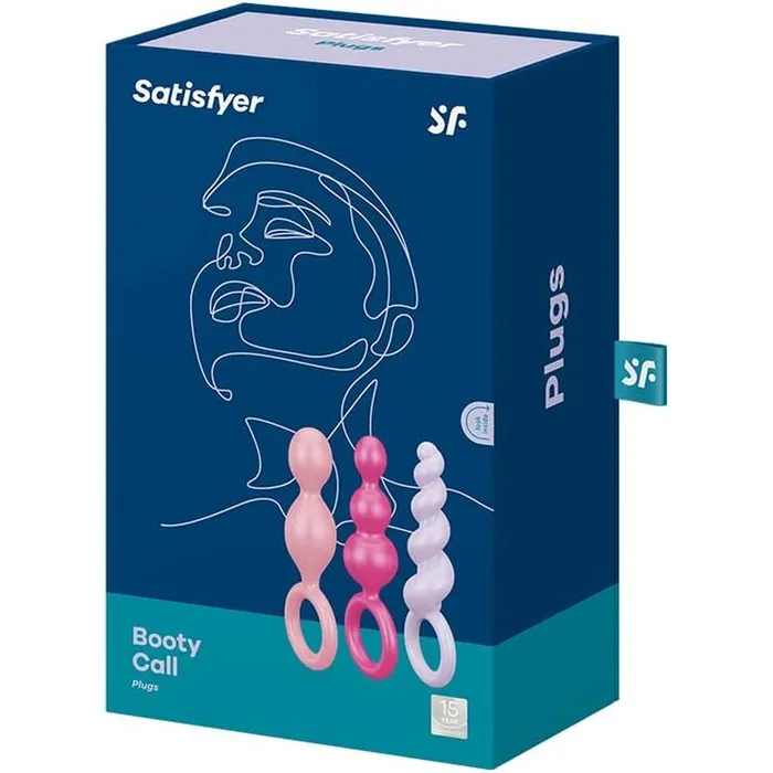 Anal Satisfyer Satisfyer Booty Call Anal Plug Set Multicolour 3 Pieces