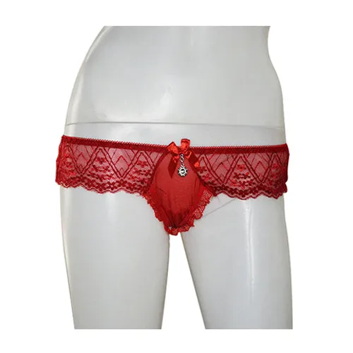 Anal Serena Sexy Black Lace Cheeky Hot Thong