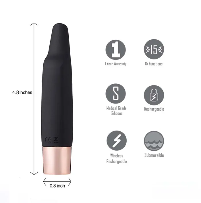 Aspen Wireless Rechargeable Vibrating Bullet Maia Toys Female Sex Toys