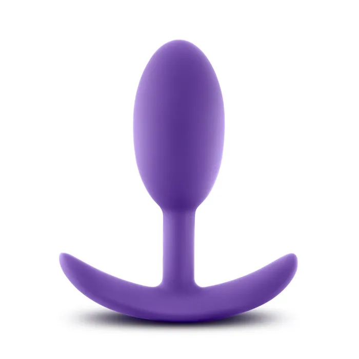 Blush Novelties Anal Luxe Wearable Vibra Slim Plug Medium Purple