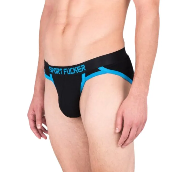 Brief Male Shortstop BlackBlue XL DUS Anal