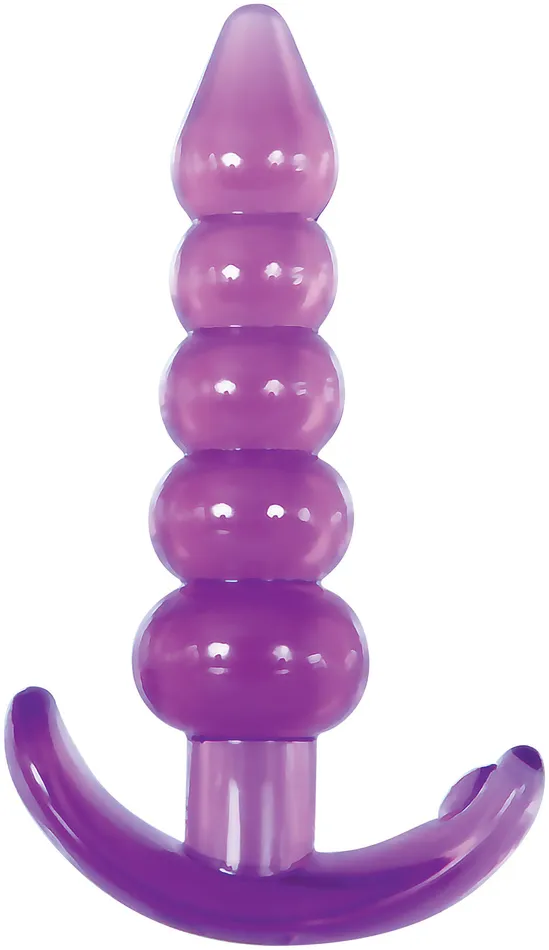 Bumpy Delight Anal Plug Purple Adam and Eve Anal