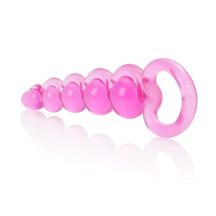 CalExotics Anal Basic Essentials Beaded Probe Pink