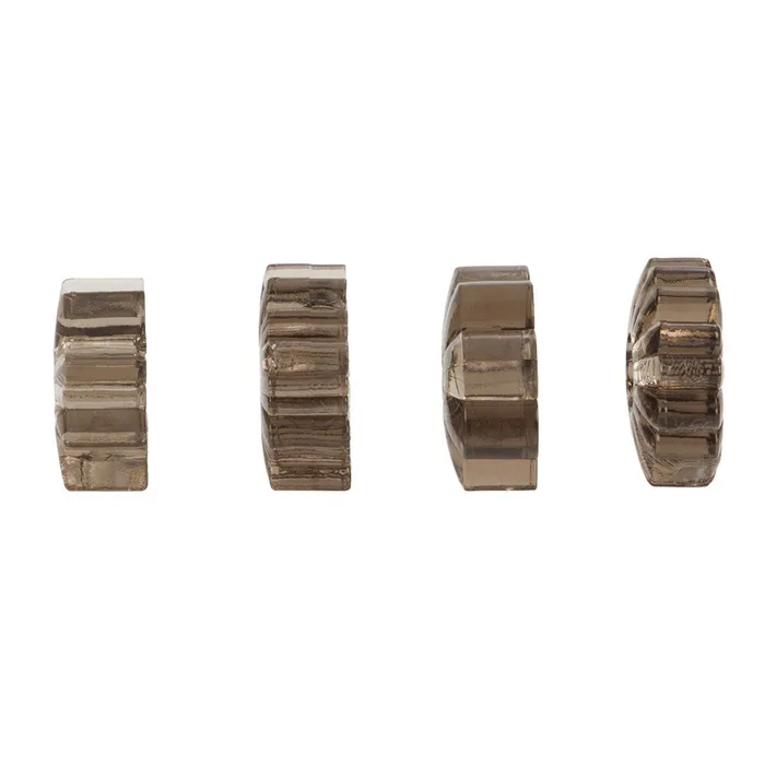 CalExotics Male Sex Toys Basic Essentials Cock Ring Set Smoke 4 Pieces CalExotics Male Sex Toys Basic Essentials Cock Ring Set Smoke 4 Pieces