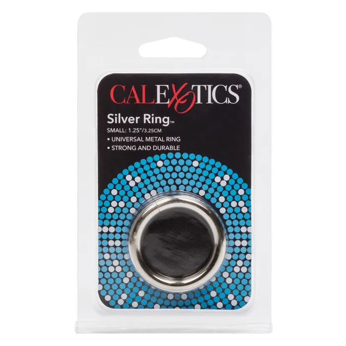 CalExotics Male Sex Toys Silver Ring Penis Ring Small CalExotics Male Sex Toys Silver Ring Penis Ring Small