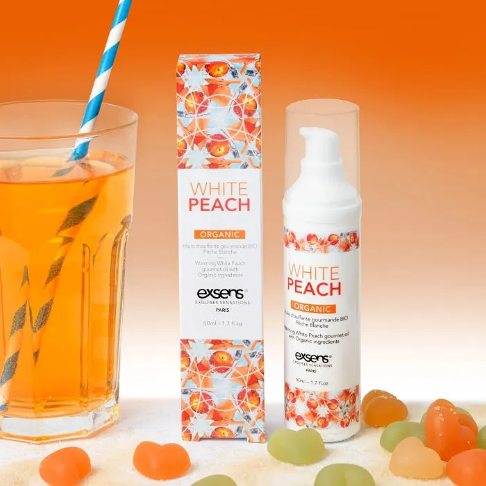 Couples Exsens Warming Massage Oil White Peach 50ml ENT