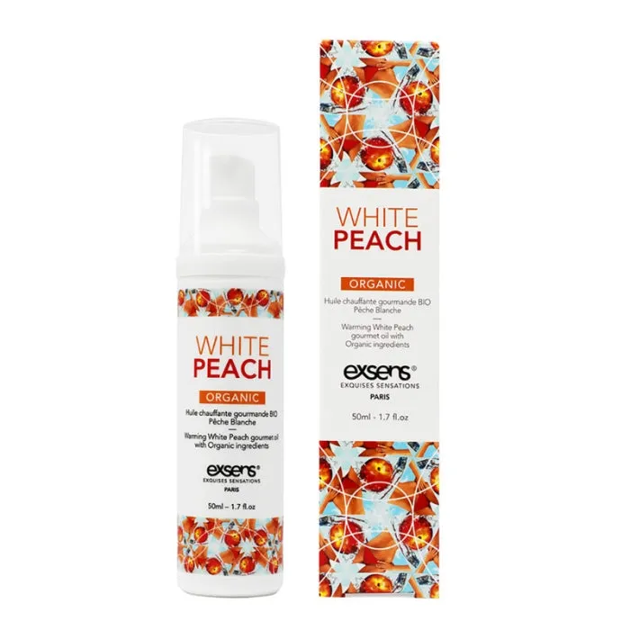 Couples Exsens Warming Massage Oil White Peach 50ml ENT