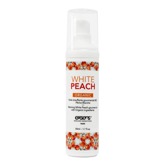 Couples Exsens Warming Massage Oil White Peach 50ml ENT