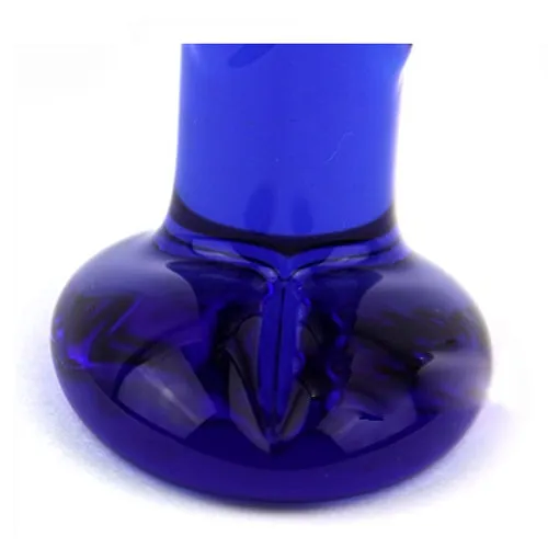 Dildos OEM Blue Realistic Glass Dildo