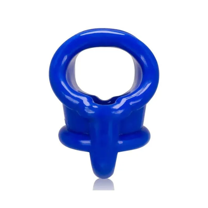 DUS Male Sex Toys Oxballs BallSplitSling Cock Ring Blue