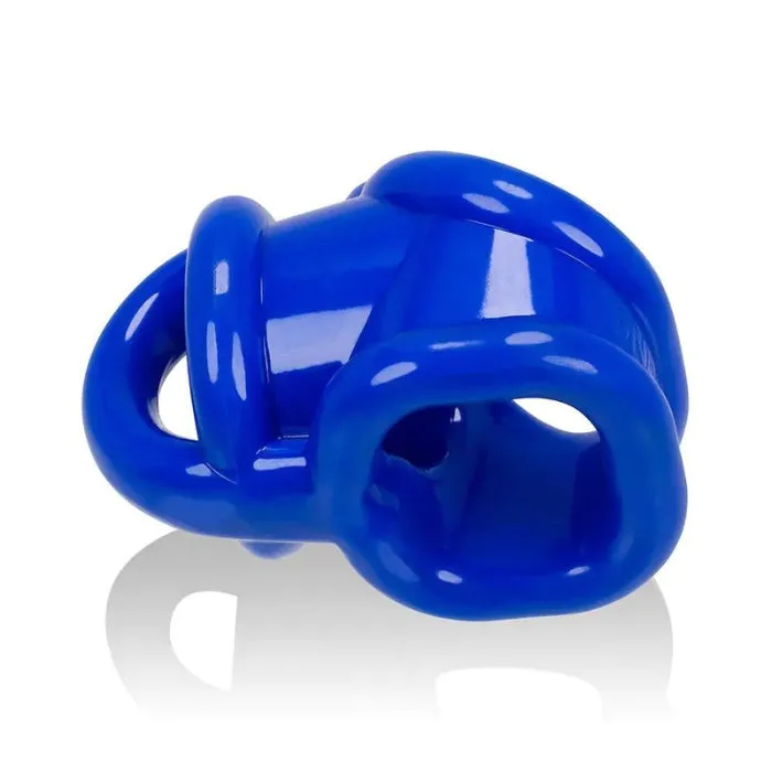 DUS Male Sex Toys Oxballs BallSplitSling Cock Ring Blue