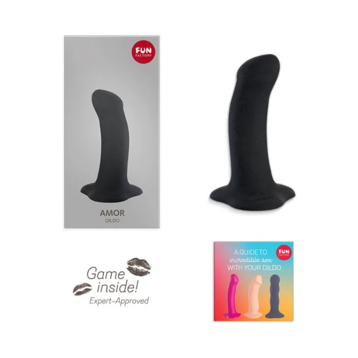 ENT Fun Factory Amor Dildo Black Dildos