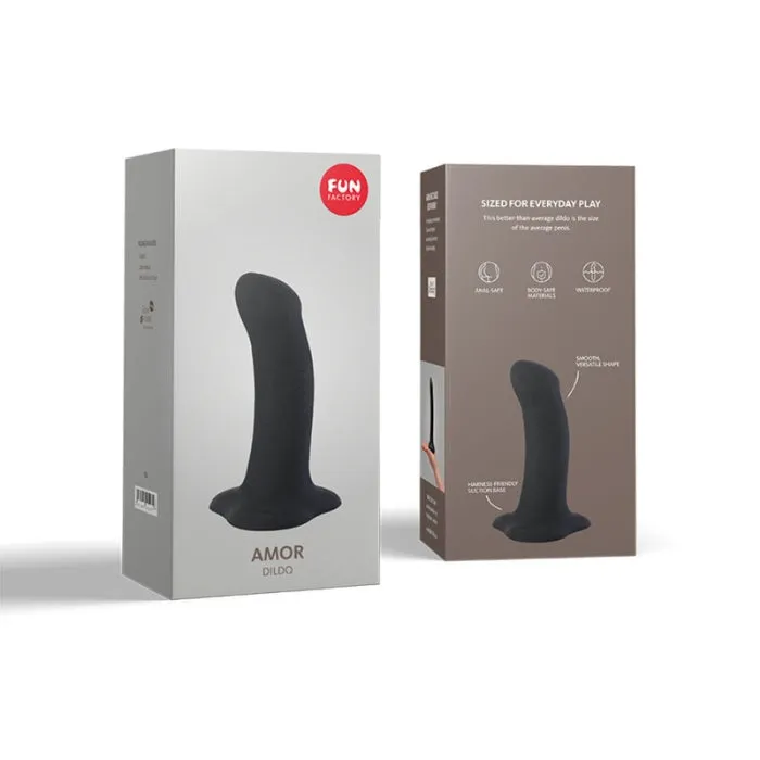 ENT Fun Factory Amor Dildo Black Dildos