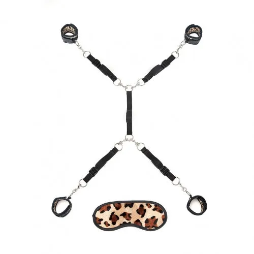 Female Sex Toys Electric Hustler Lingerie Lux Fetish 7pc Leopard Bed Spreader